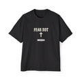 Fear Not Cross Tee — "Dangerous Men" Oversized Christian Graphic T-Shirt