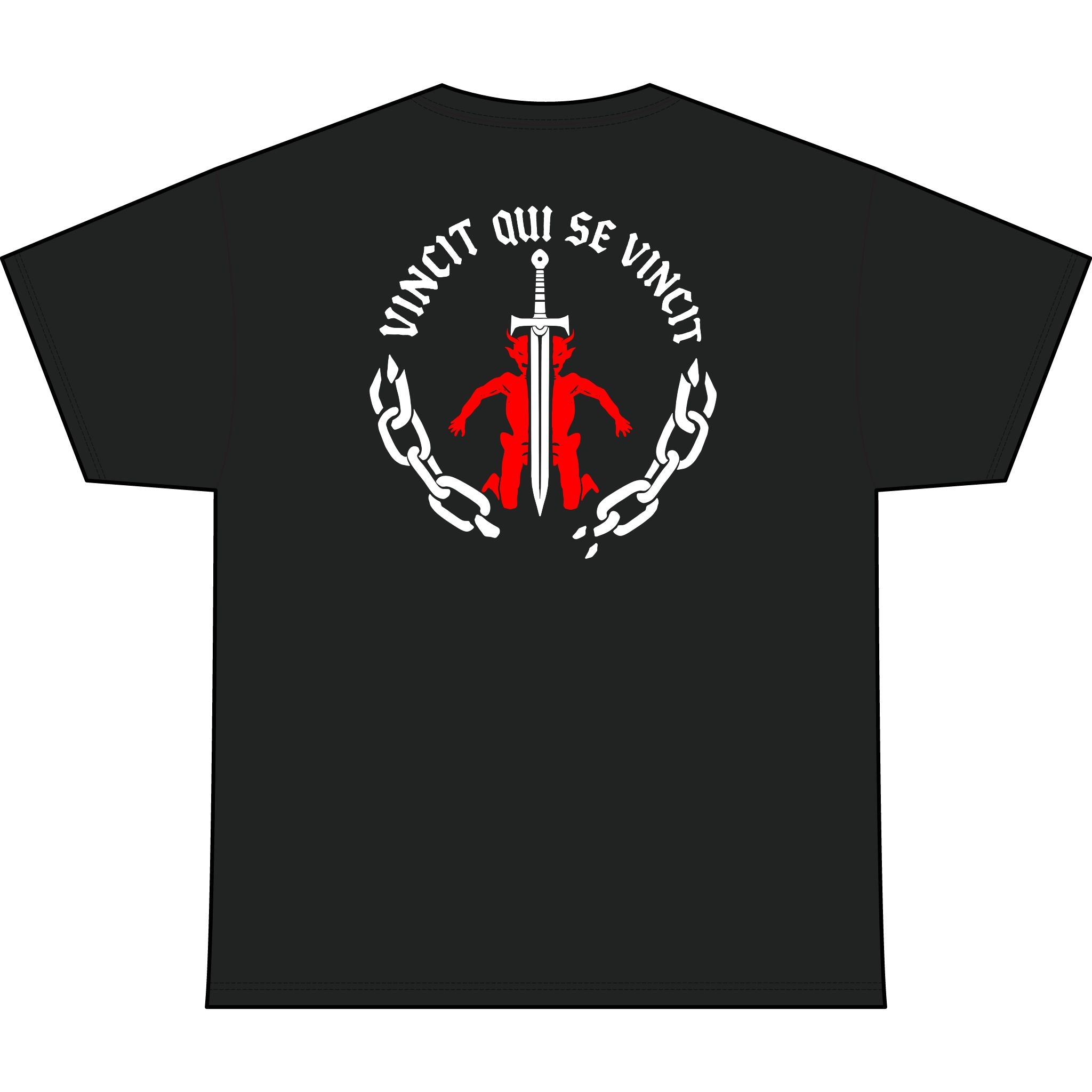 Sword of Temptation Heavyweight Tee — "Unchained" Graphic T-Shirt