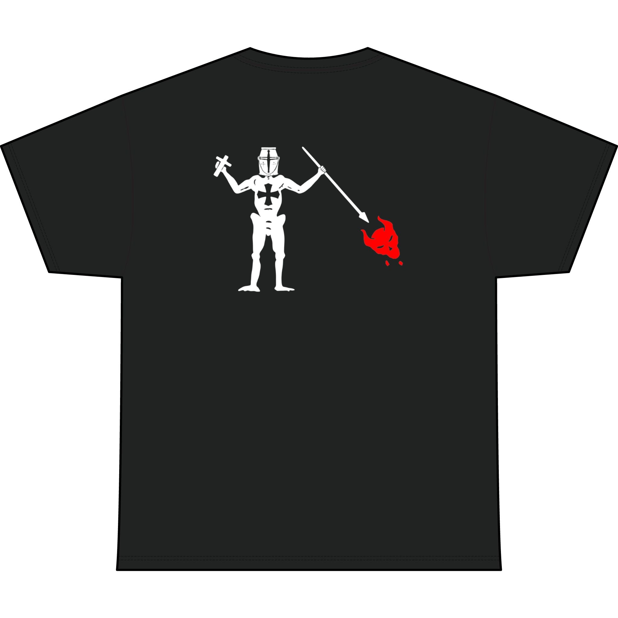 Inferno Hunter Heavyweight Tee — "Unchained" Graphic T-Shirt