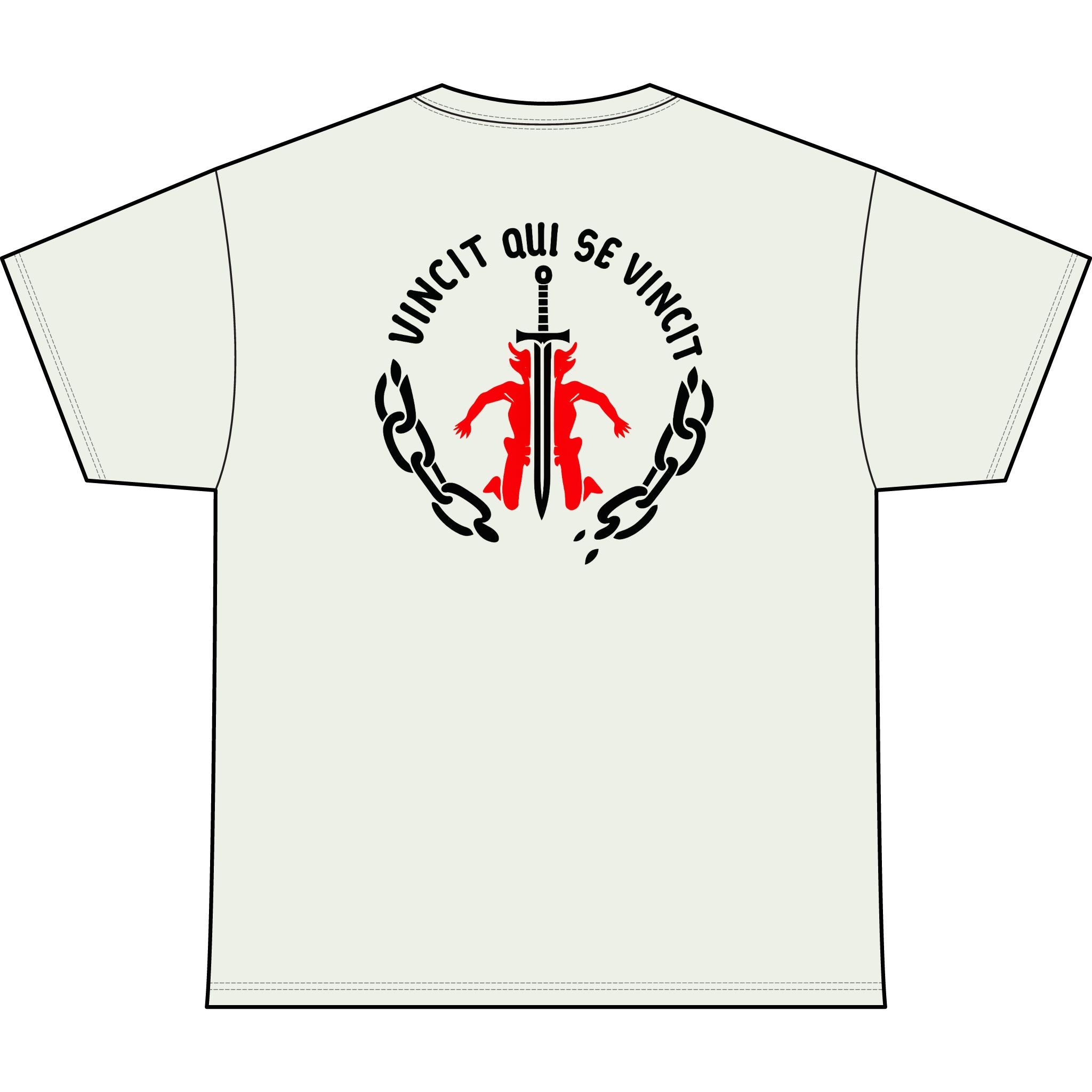Sword of Temptation Heavyweight Tee — "Unchained" Graphic T-Shirt