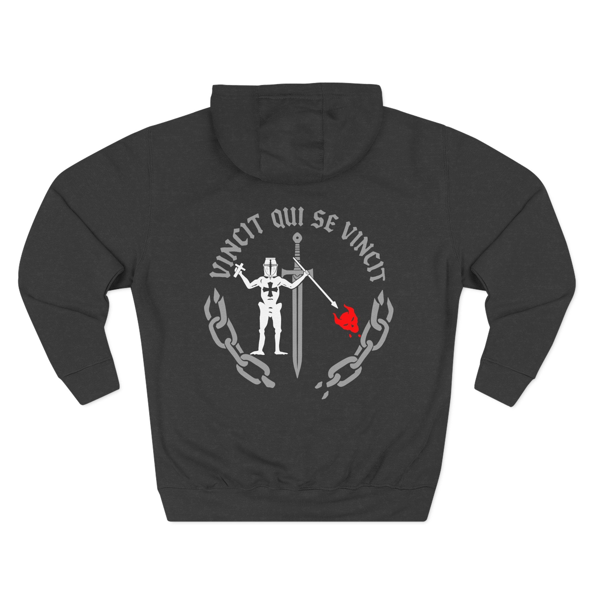 Knight of Inner Victory Hoodie — Graphic Streetwear Fleece Hoodie