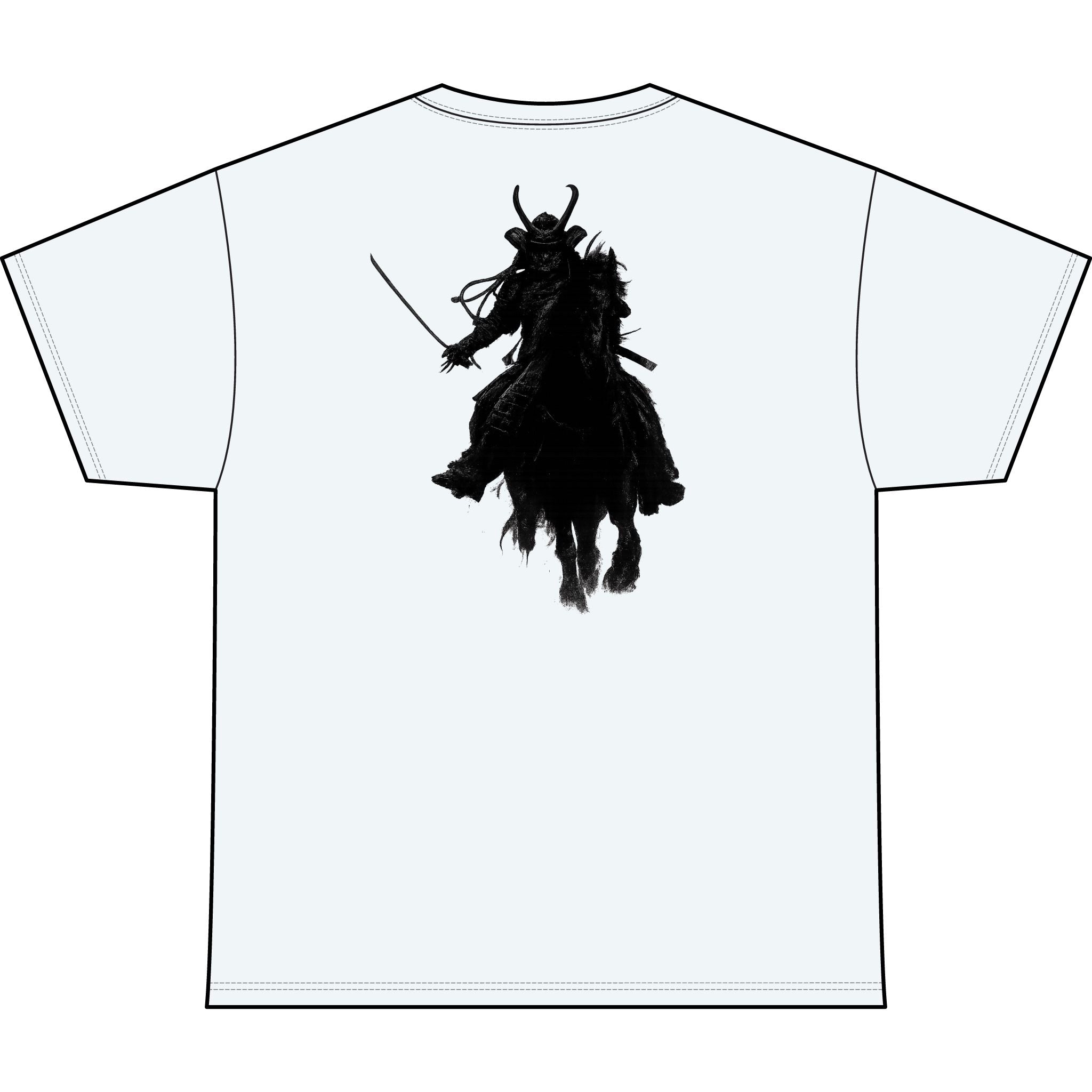 Samurai Rider Heavyweight Tee — "Unchained" Graphic T-Shirt