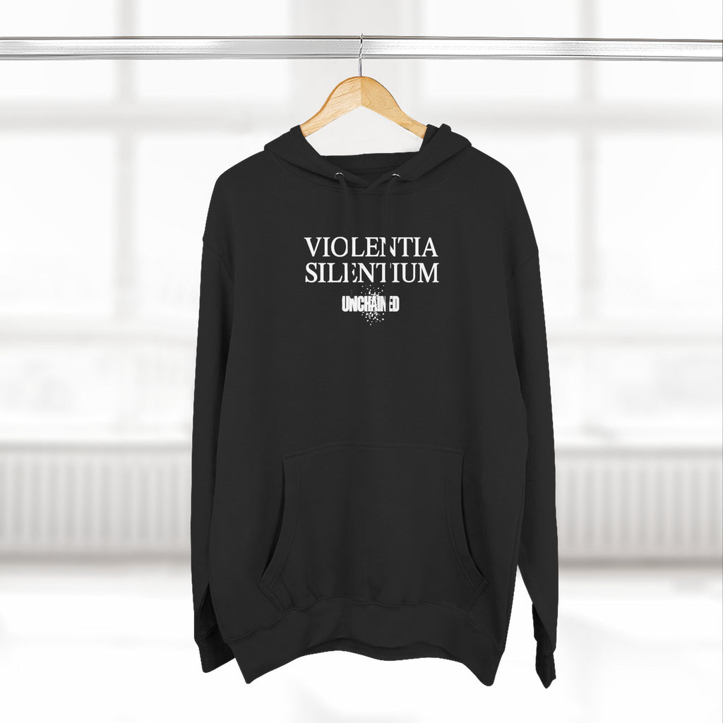 VIOLENTIA SILENTIUM Hoodie — Graphic Streetwear Fleece Hoodie