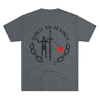 Knight of Inner Victory T-Shirt — Gothic Chain Design