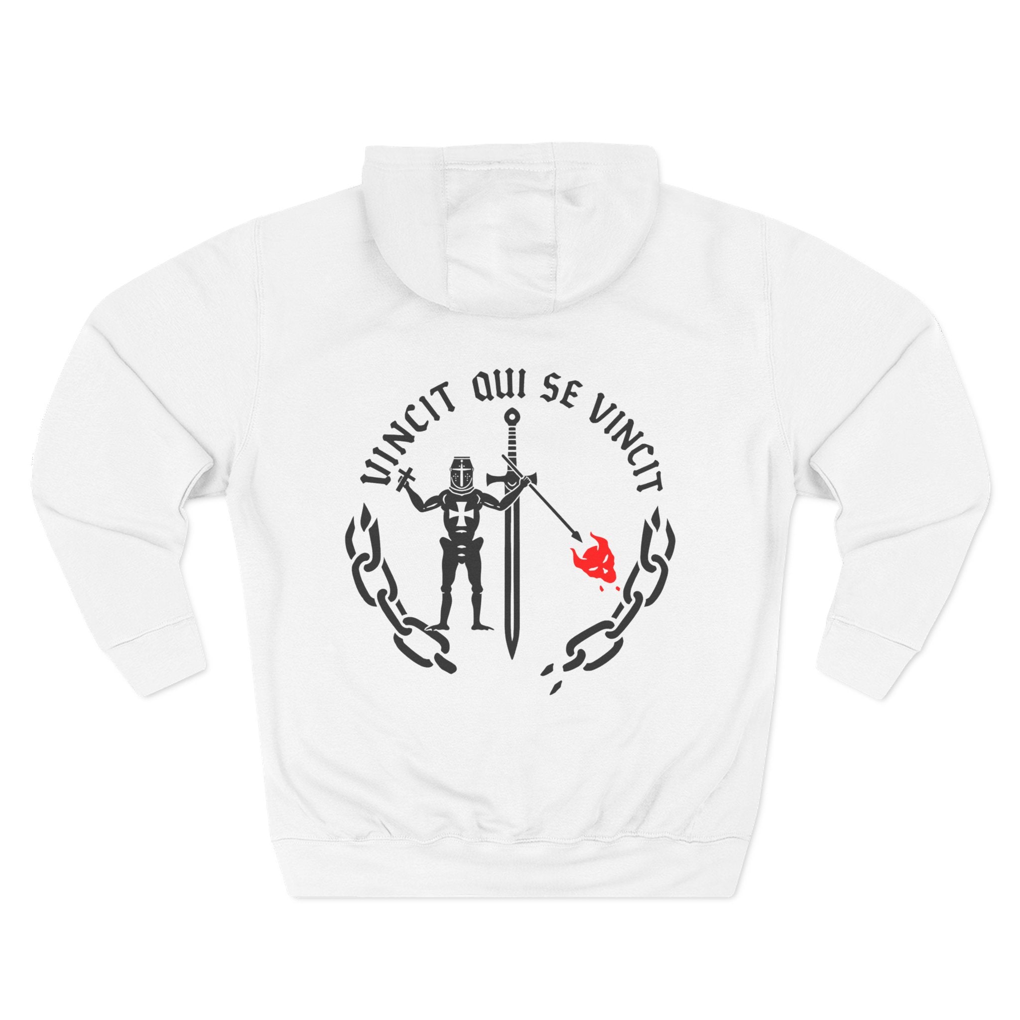 Knight of Inner Victory Hoodie — Graphic Streetwear Fleece Hoodie