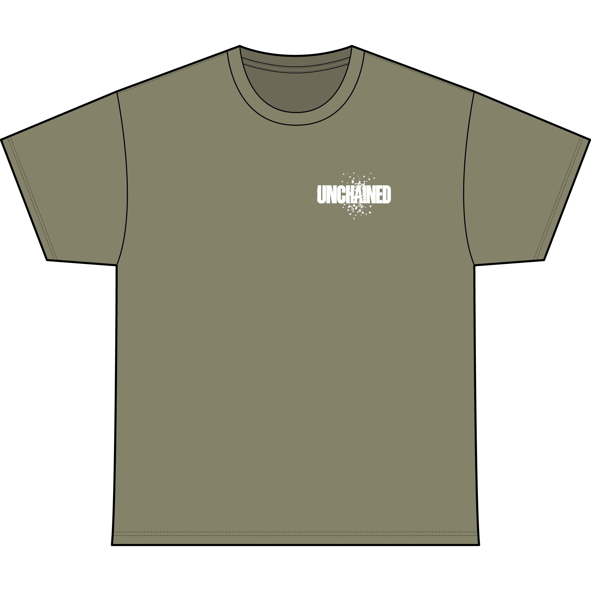 Skull Crown Heavyweight Tee — "Unchained" Graphic T-Shirt
