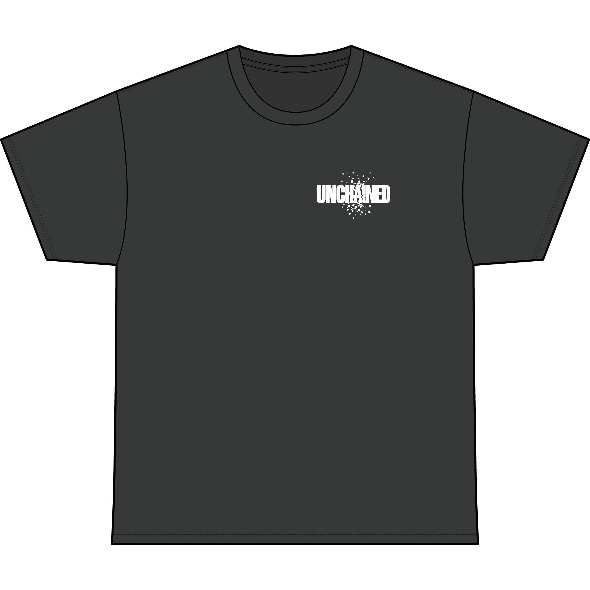 Skull Crown Heavyweight Tee — "Unchained" Graphic T-Shirt