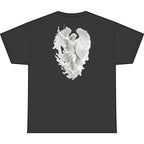 Unchained Fallen Angel Heart Heavyweight Tee — "Unchained" Graphic T-Shirt