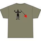 Inferno Hunter Heavyweight Tee — "Unchained" Graphic T-Shirt