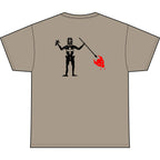 Inferno Hunter Heavyweight Tee — "Unchained" Graphic T-Shirt