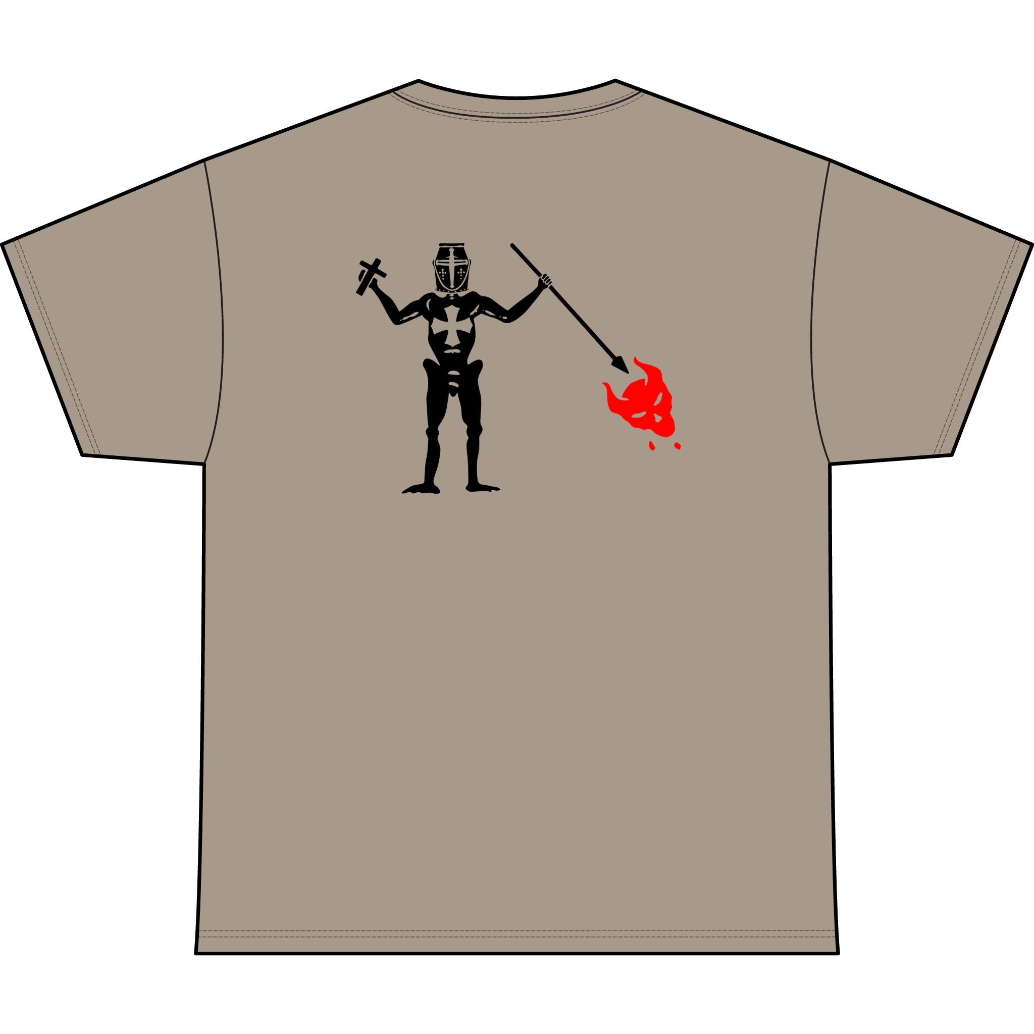 Inferno Hunter Heavyweight Tee — "Unchained" Graphic T-Shirt