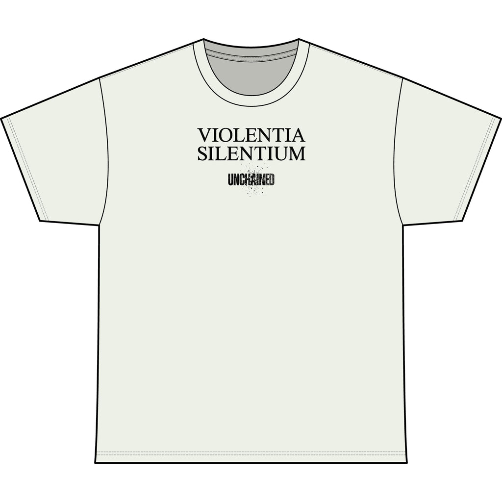 VIOLENTIA SILENTIUM Heavyweight Tee — "Unchained" Graphic T-Shirt