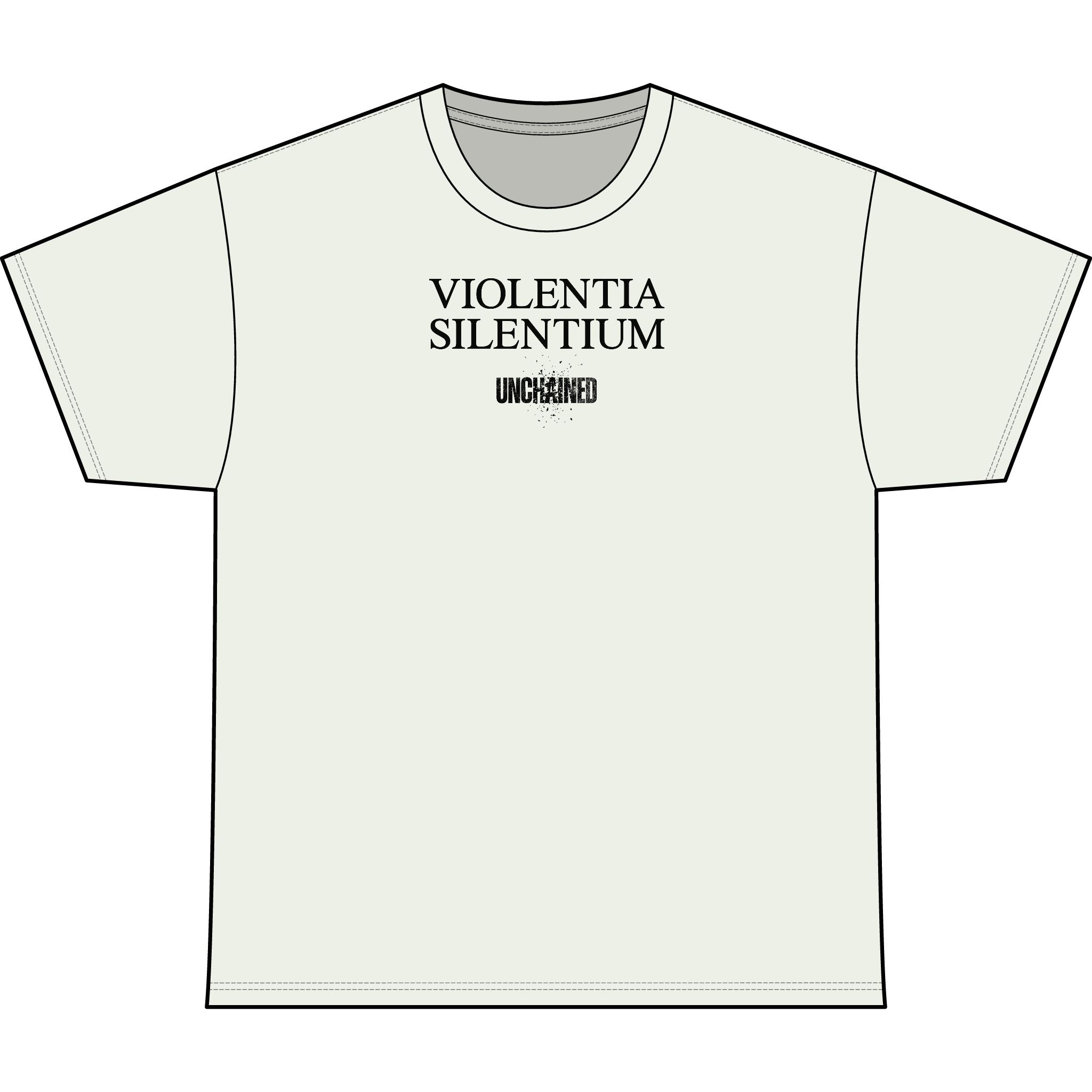 VIOLENTIA SILENTIUM Heavyweight Tee — "Unchained" Graphic T-Shirt