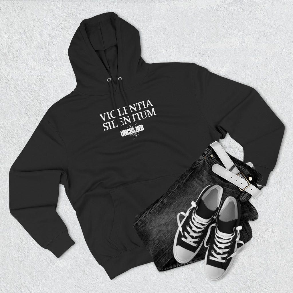 VIOLENTIA SILENTIUM Hoodie — Graphic Streetwear Fleece Hoodie