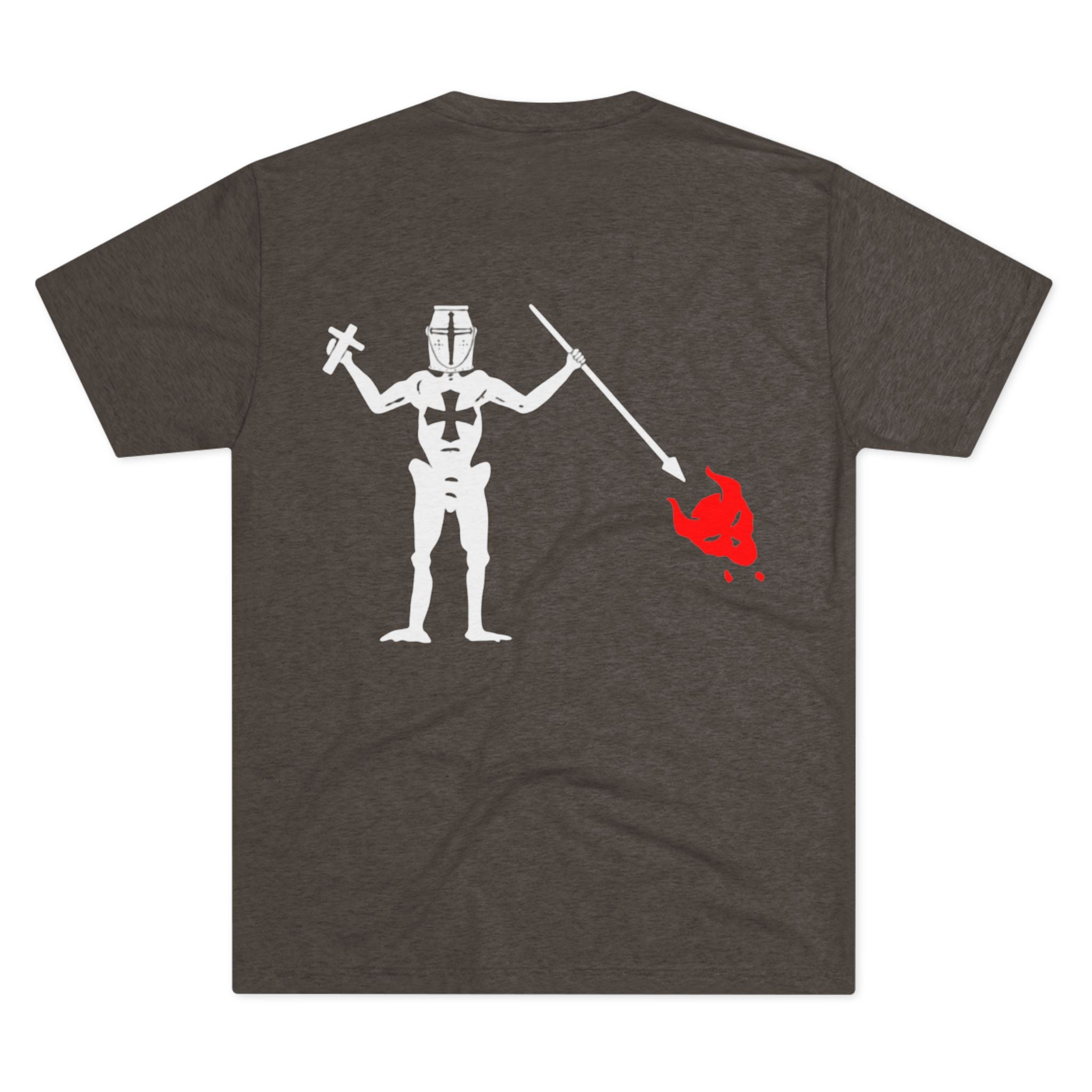 Inferno Hunter T-Shirt — "Vincit Qui Se Vincit" Gothic Chain Design