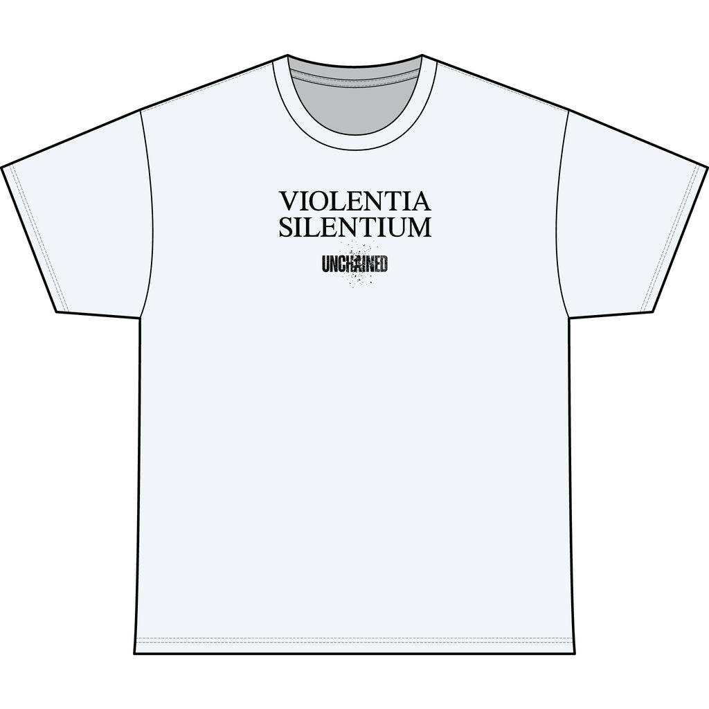 VIOLENTIA SILENTIUM Heavyweight Tee — "Unchained" Graphic T-Shirt