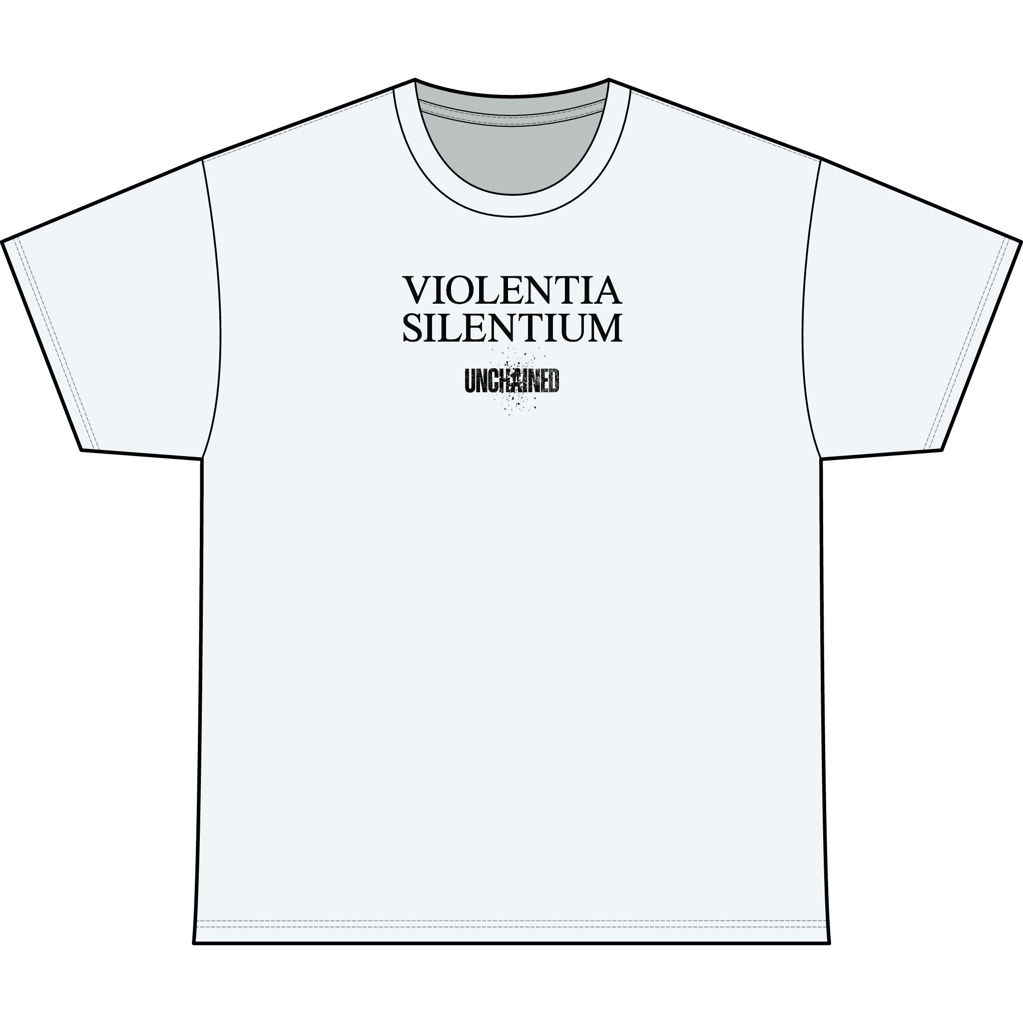 VIOLENTIA SILENTIUM Heavyweight Tee — "Unchained" Graphic T-Shirt