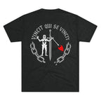 Knight of Inner Victory T-Shirt — Gothic Chain Design
