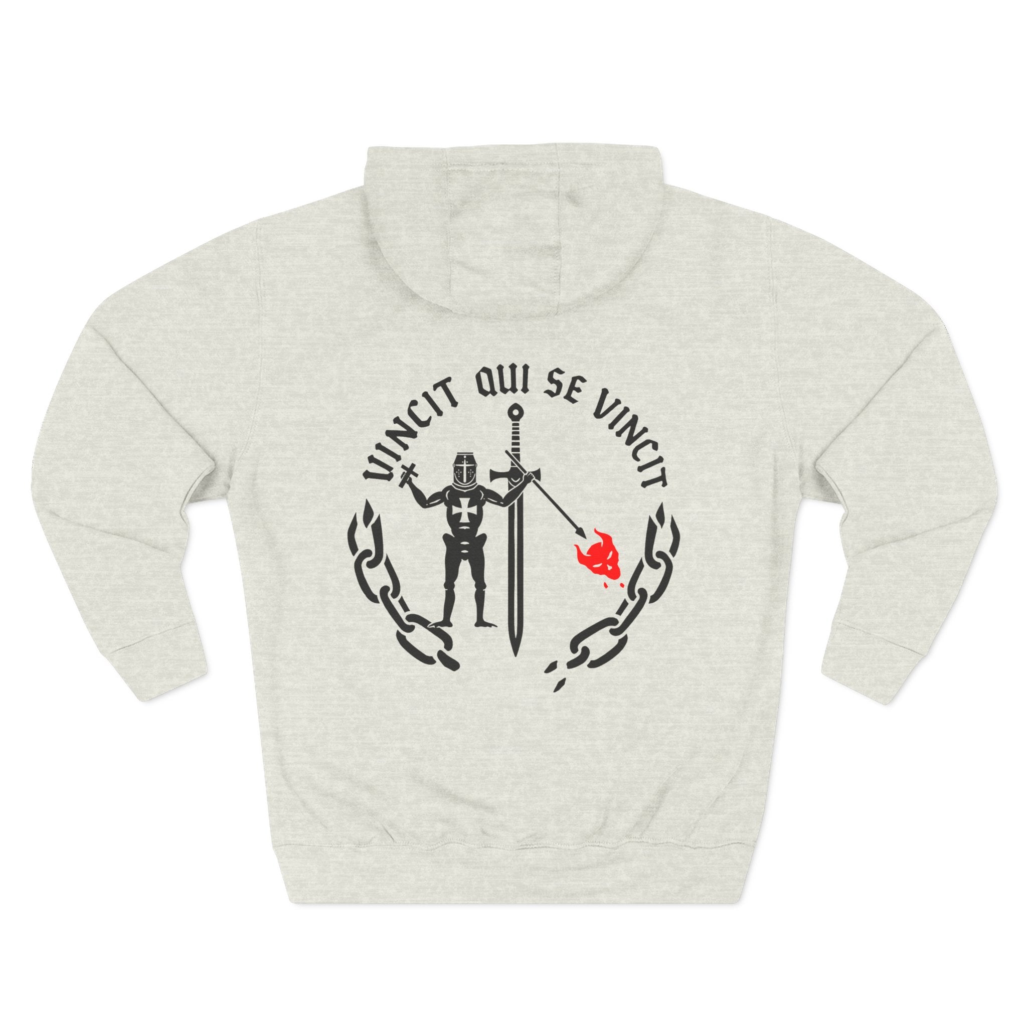 Knight of Inner Victory Hoodie — Graphic Streetwear Fleece Hoodie