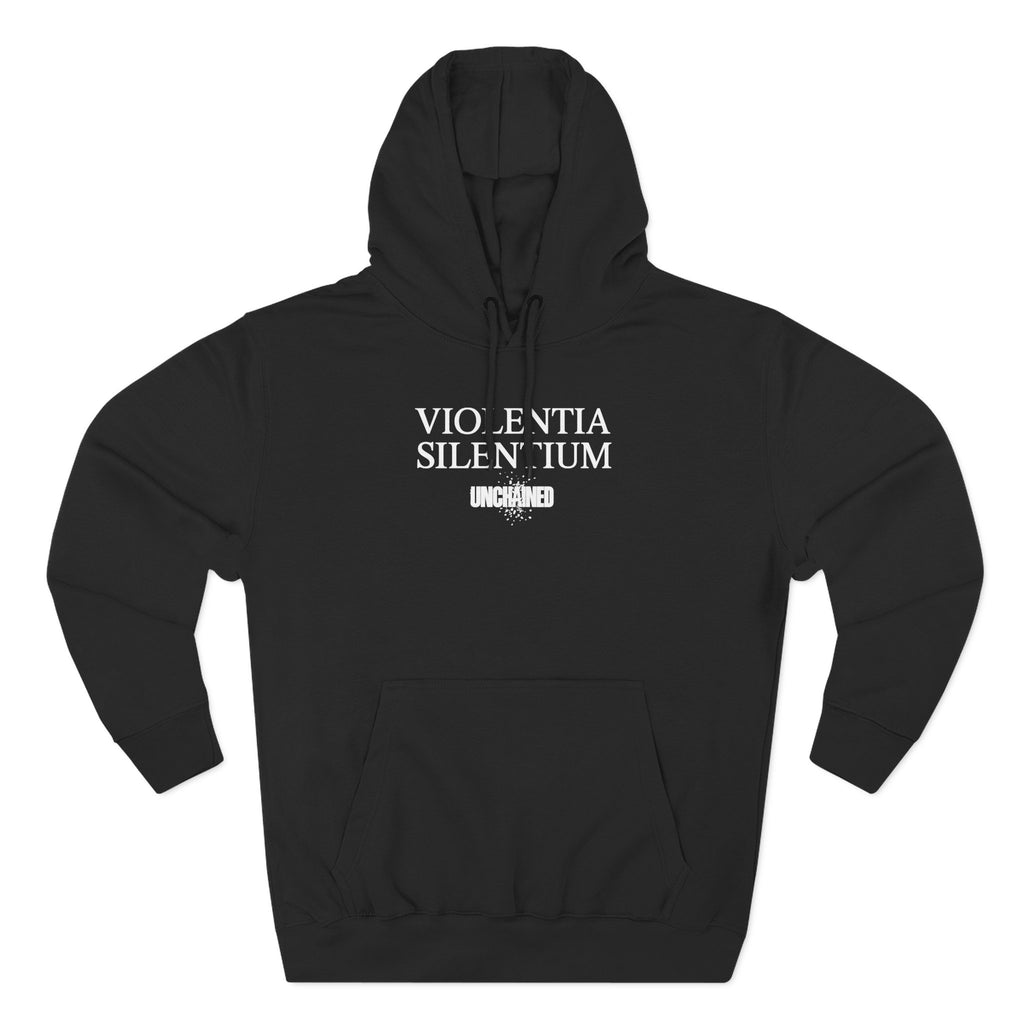 VIOLENTIA SILENTIUM Hoodie — Graphic Streetwear Fleece Hoodie
