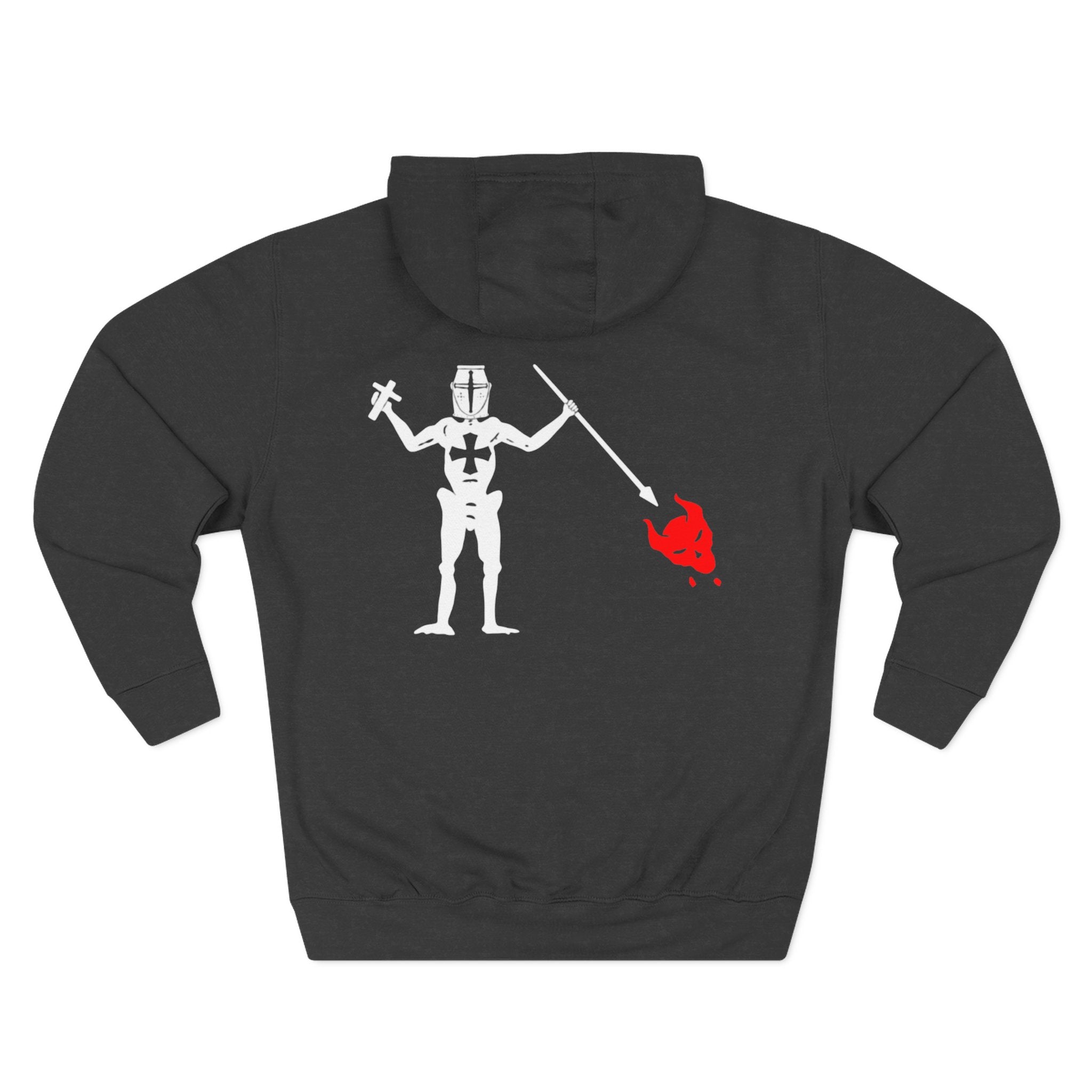 Inferno Hunter Hoodie — Graphic Streetwear Fleece Hoodie