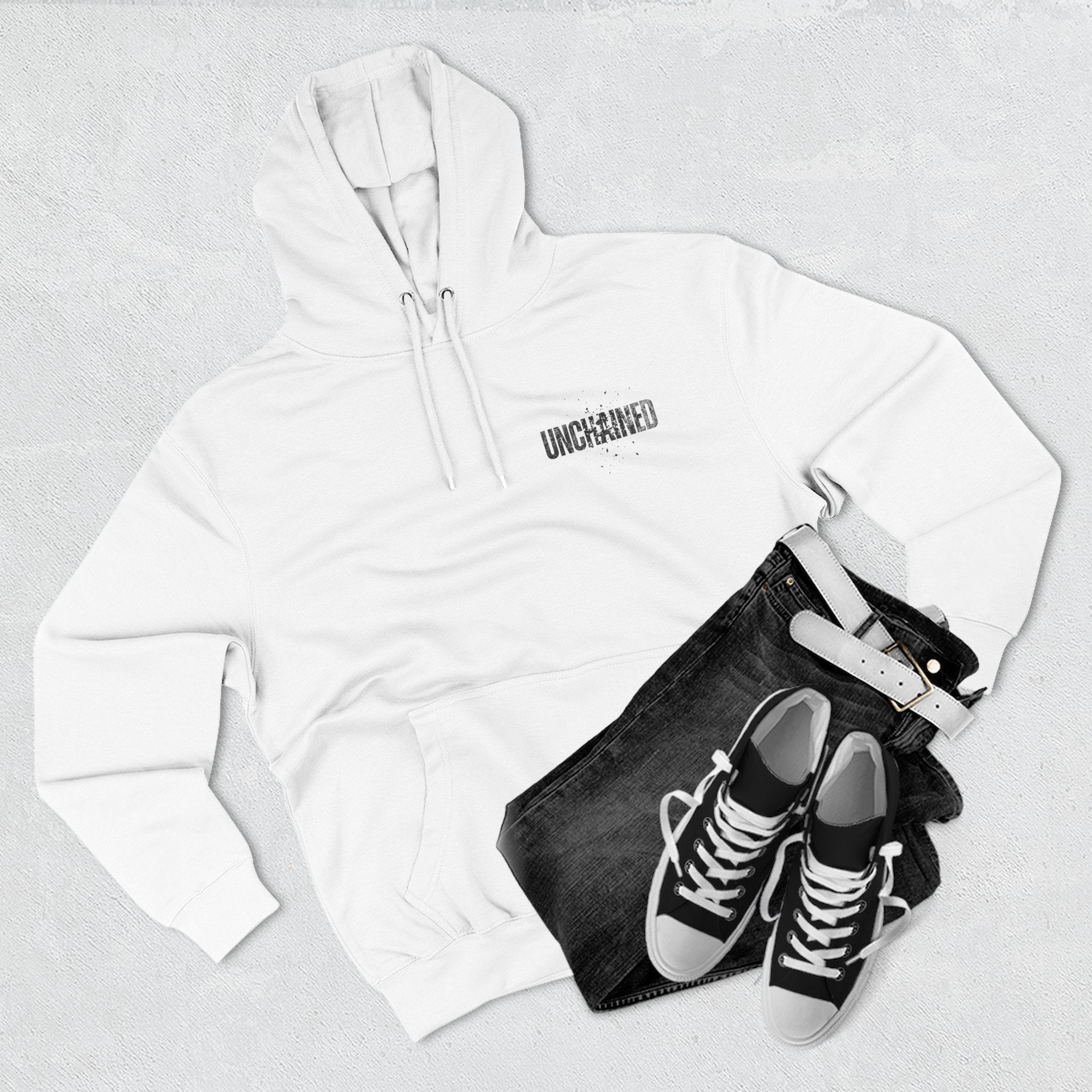 Unchained Crown Skull Hoodie — Graphic Streetwear Fleece Hoodie