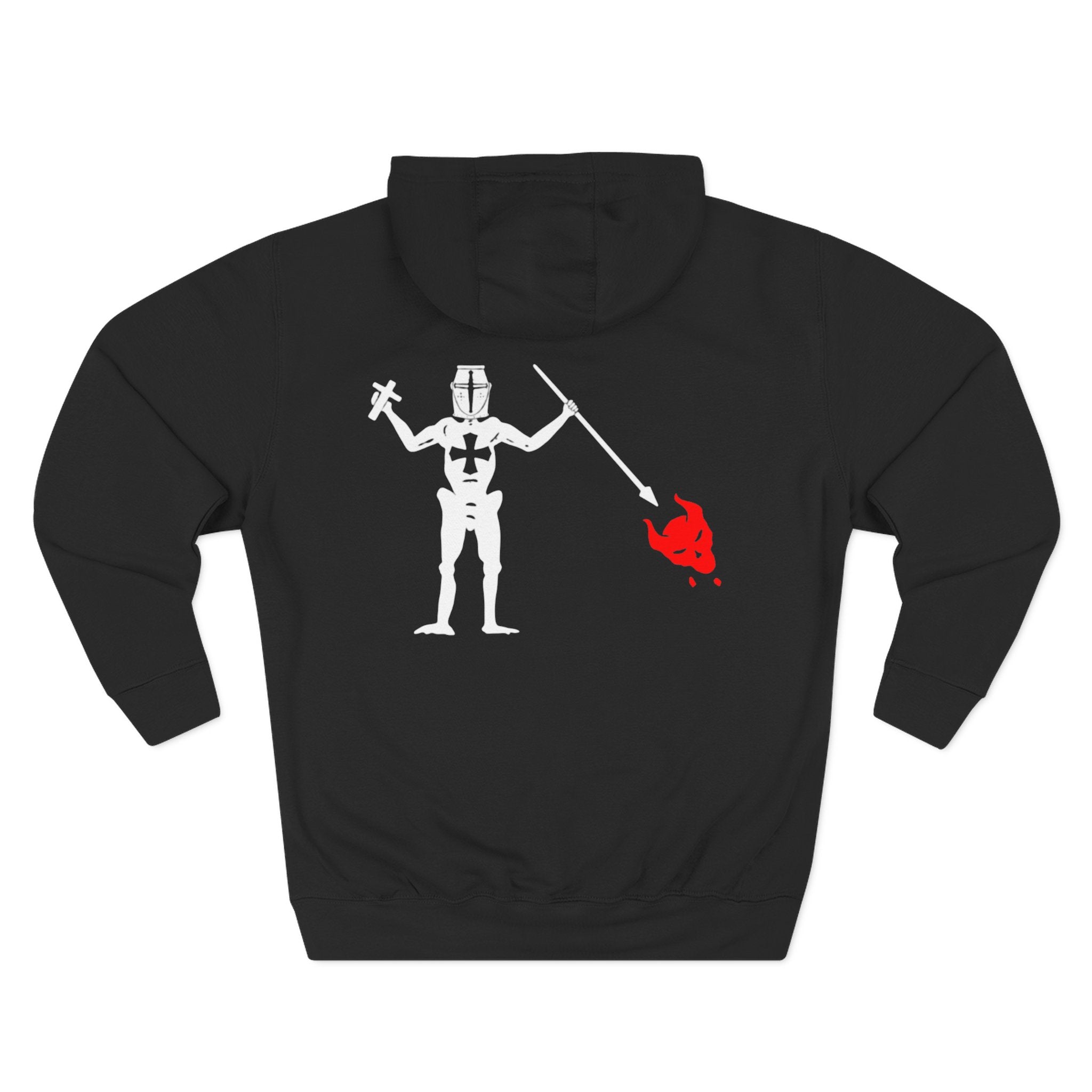 Inferno Hunter Hoodie — Graphic Streetwear Fleece Hoodie