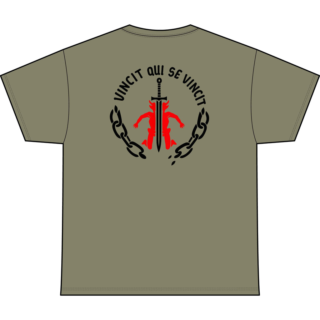 Sword of Temptation Heavyweight Tee — "Unchained" Graphic T-Shirt