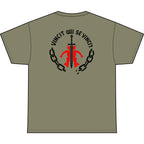 Sword of Temptation Heavyweight Tee — "Unchained" Graphic T-Shirt