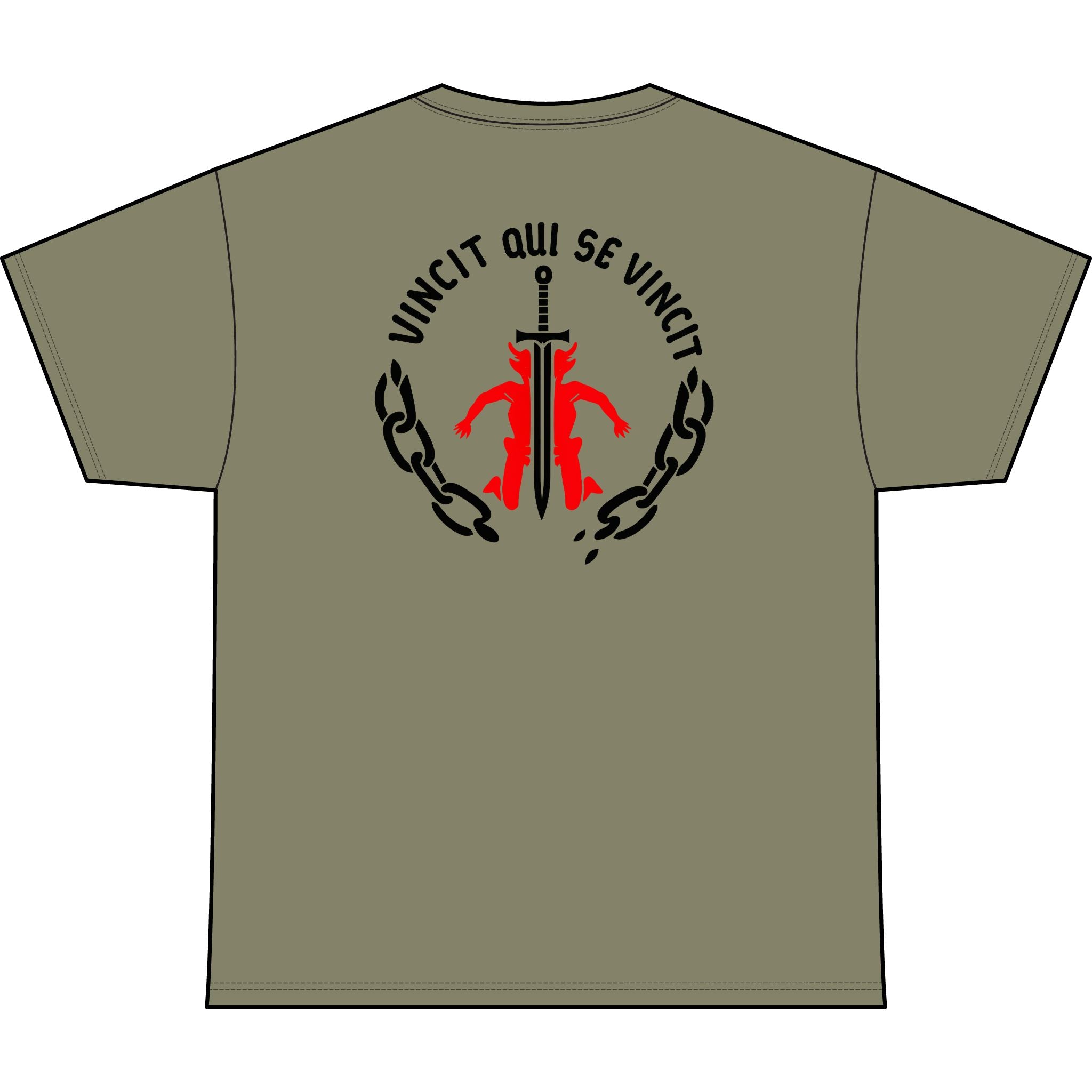 Sword of Temptation Heavyweight Tee — "Unchained" Graphic T-Shirt