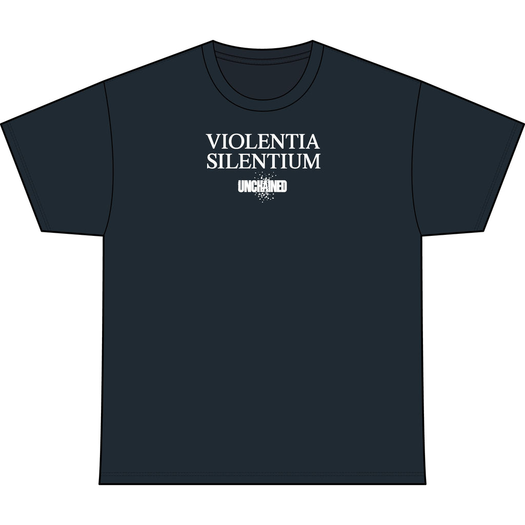 VIOLENTIA SILENTIUM Heavyweight Tee — "Unchained" Graphic T-Shirt