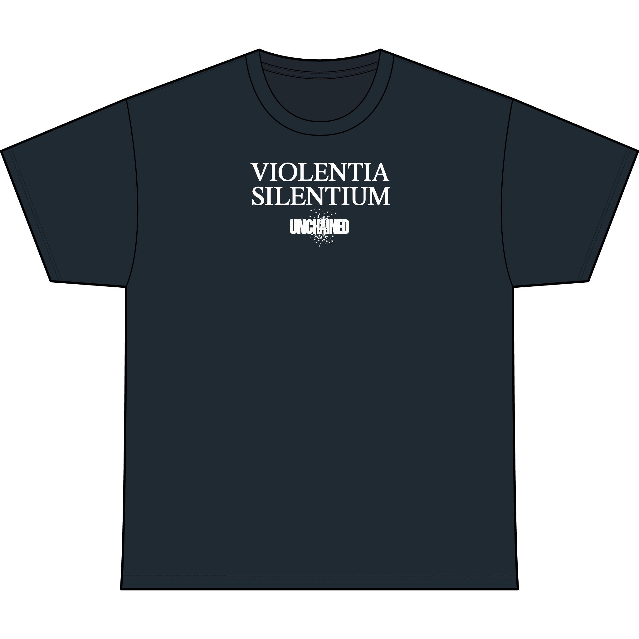 VIOLENTIA SILENTIUM Heavyweight Tee — "Unchained" Graphic T-Shirt