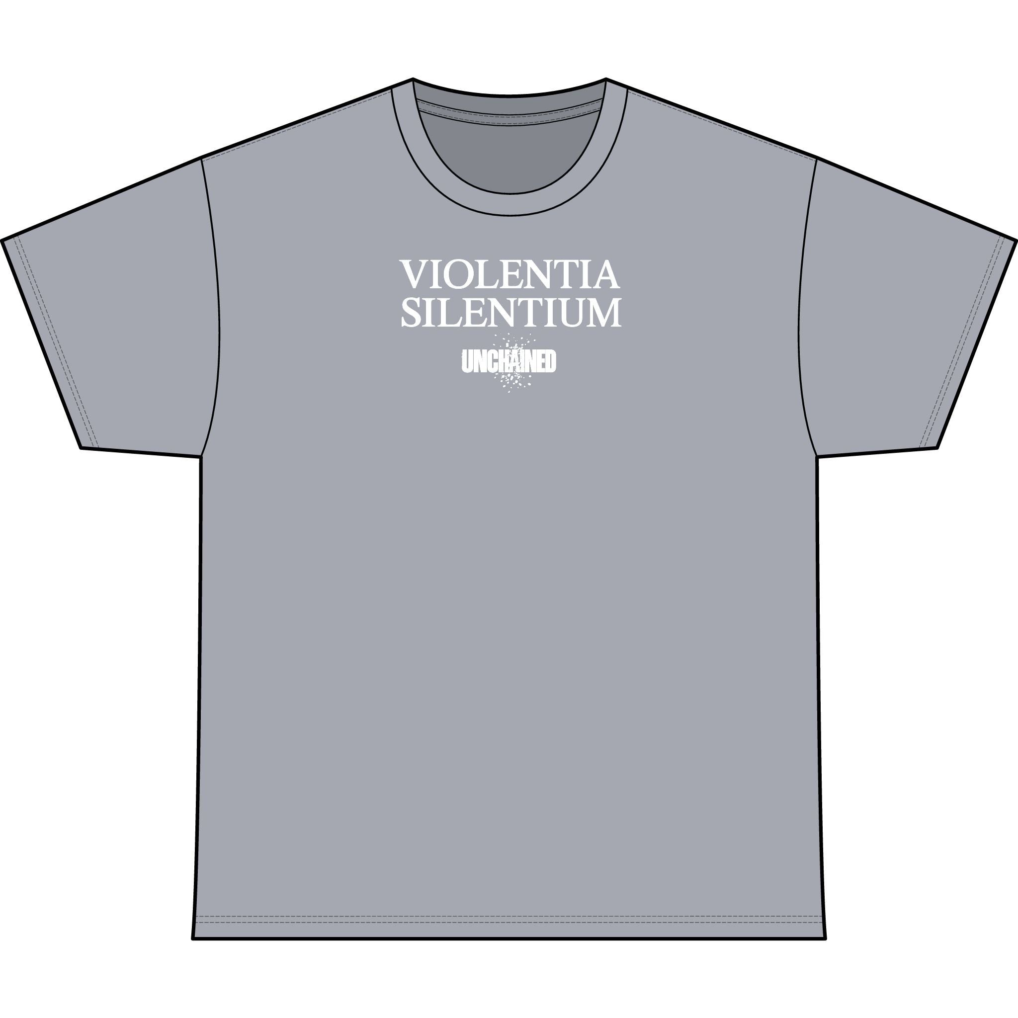 VIOLENTIA SILENTIUM Heavyweight Tee — "Unchained" Graphic T-Shirt