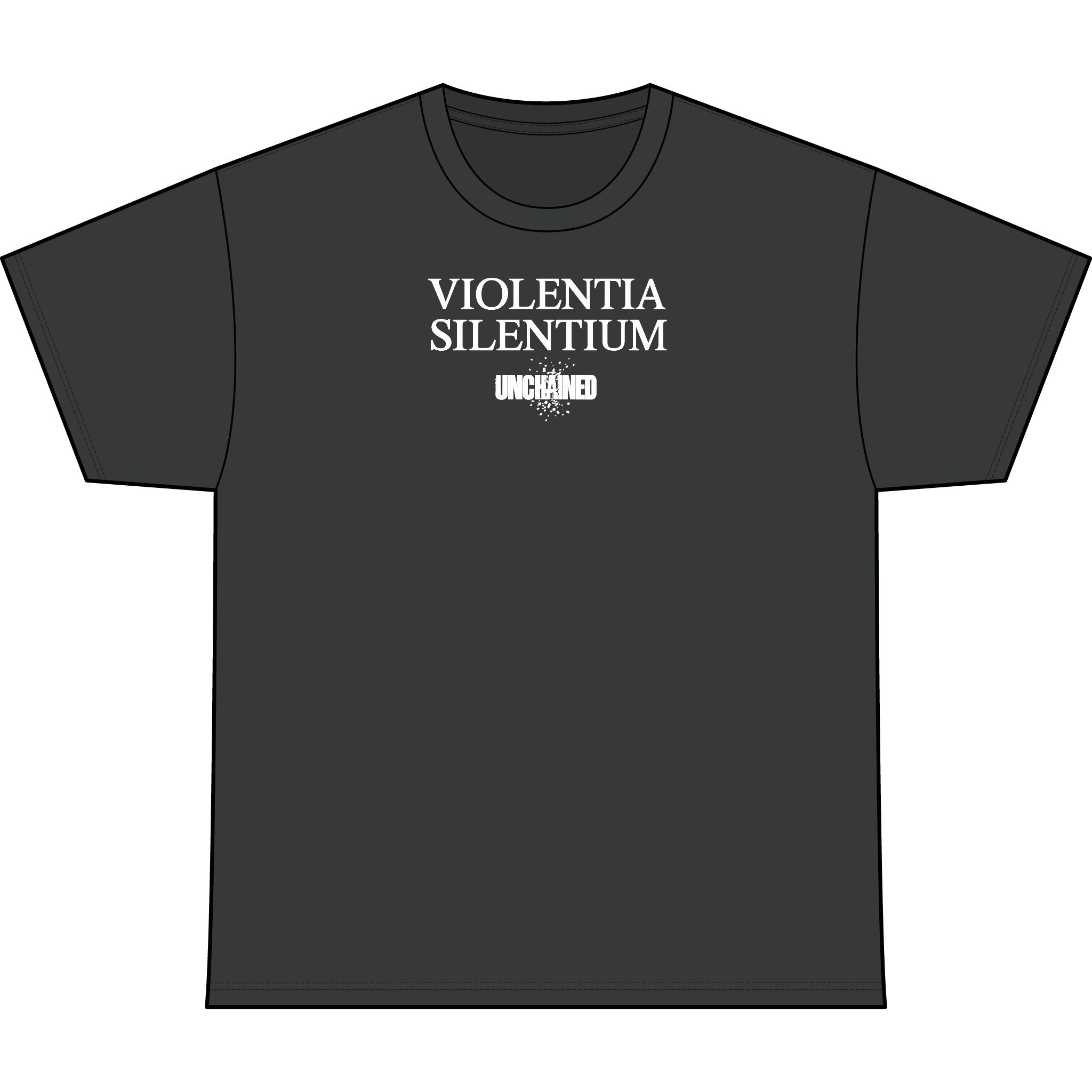 VIOLENTIA SILENTIUM Heavyweight Tee — "Unchained" Graphic T-Shirt