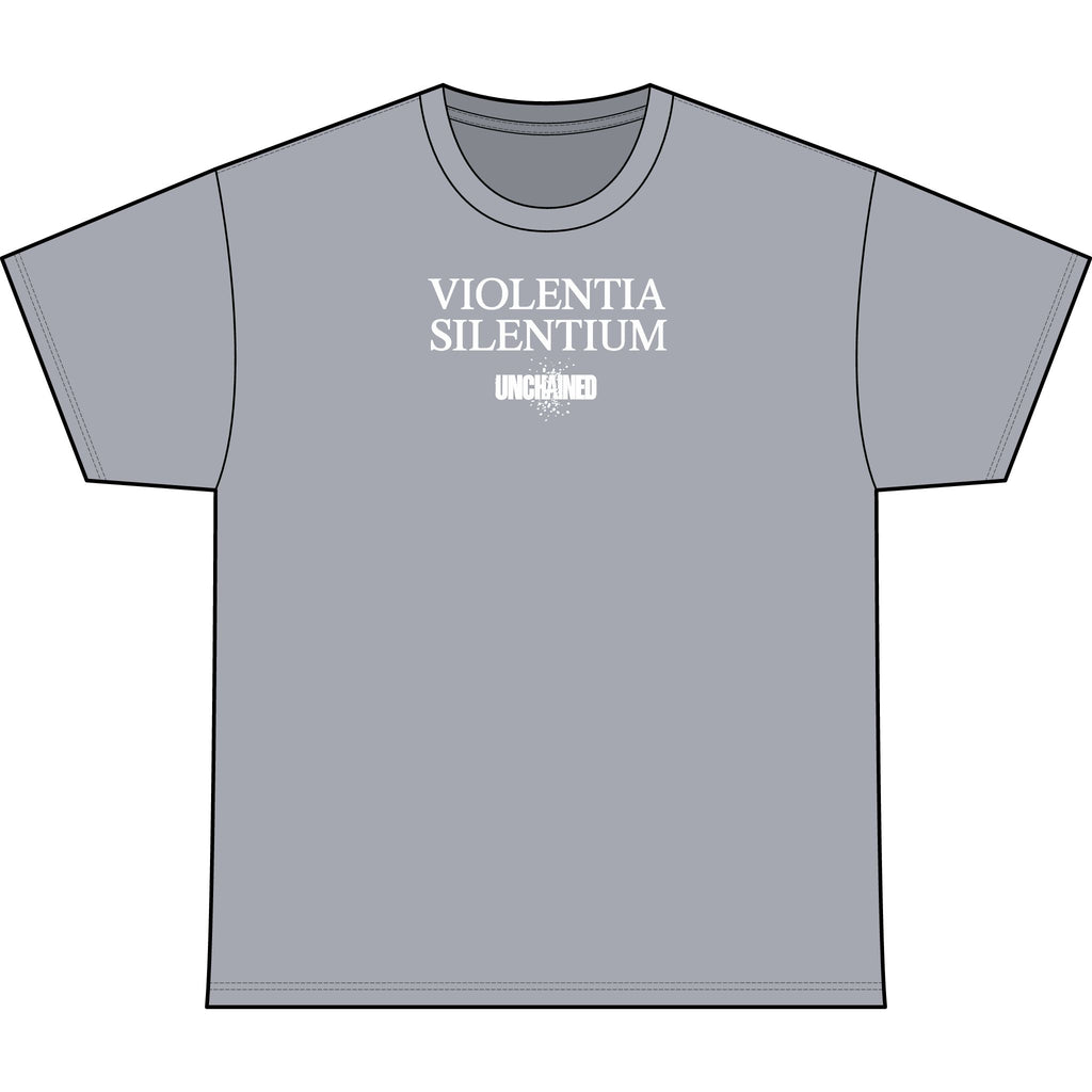 VIOLENTIA SILENTIUM Heavyweight Tee — "Unchained" Graphic T-Shirt