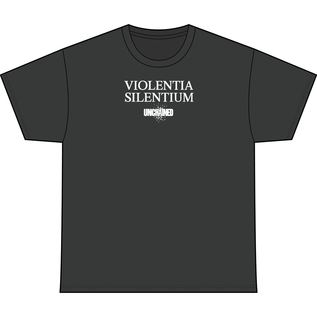 VIOLENTIA SILENTIUM Heavyweight Tee — "Unchained" Graphic T-Shirt