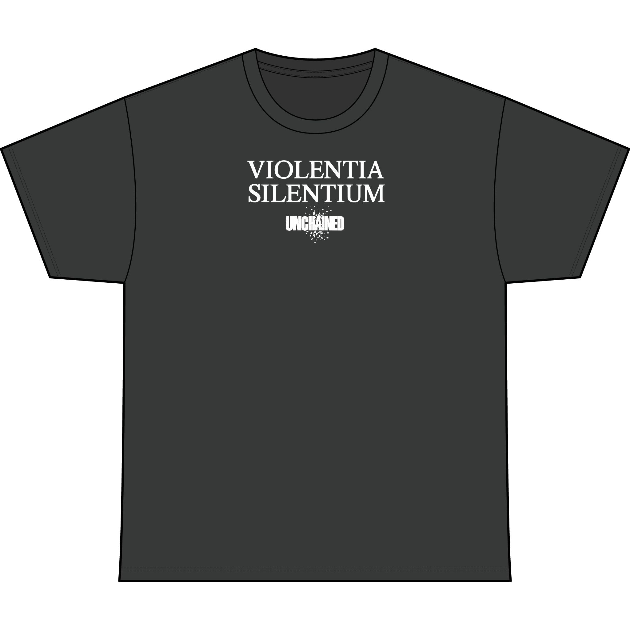 VIOLENTIA SILENTIUM Heavyweight Tee — "Unchained" Graphic T-Shirt