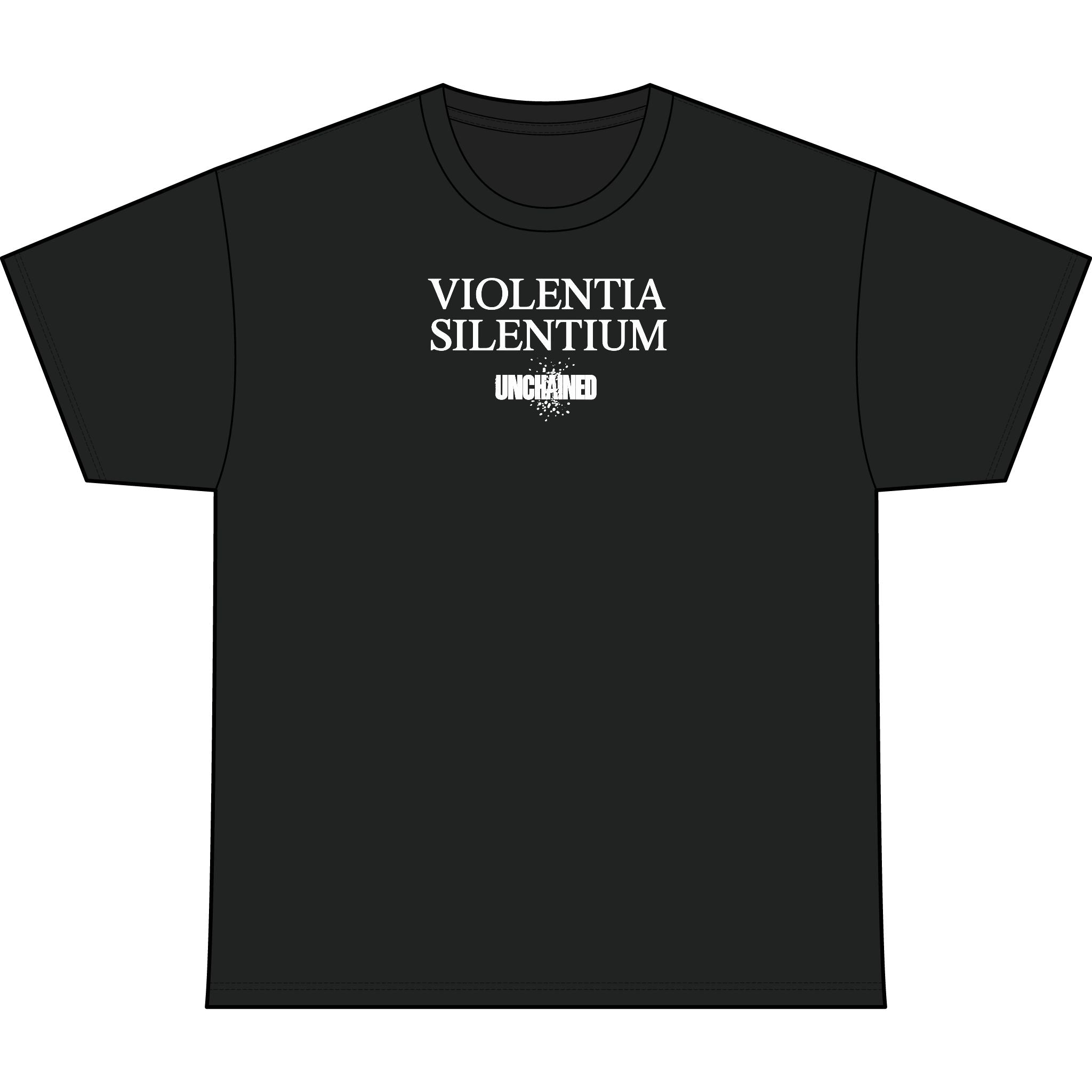 VIOLENTIA SILENTIUM Heavyweight Tee — "Unchained" Graphic T-Shirt