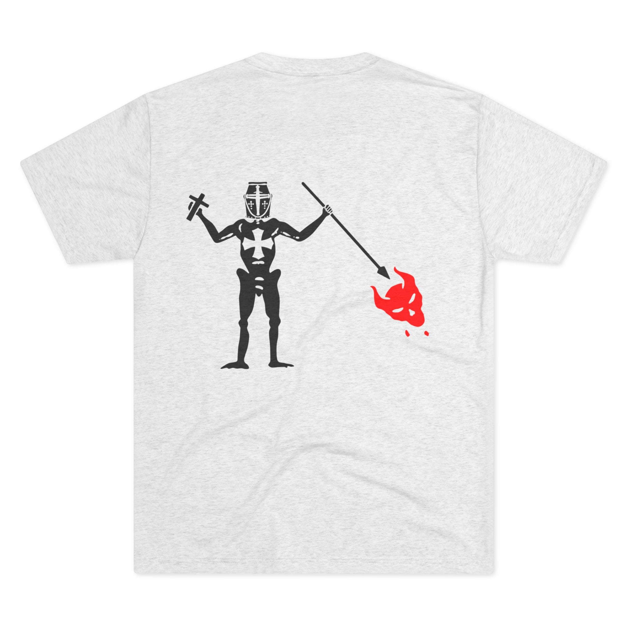 Inferno Hunter T-Shirt — "Vincit Qui Se Vincit" Gothic Chain Design
