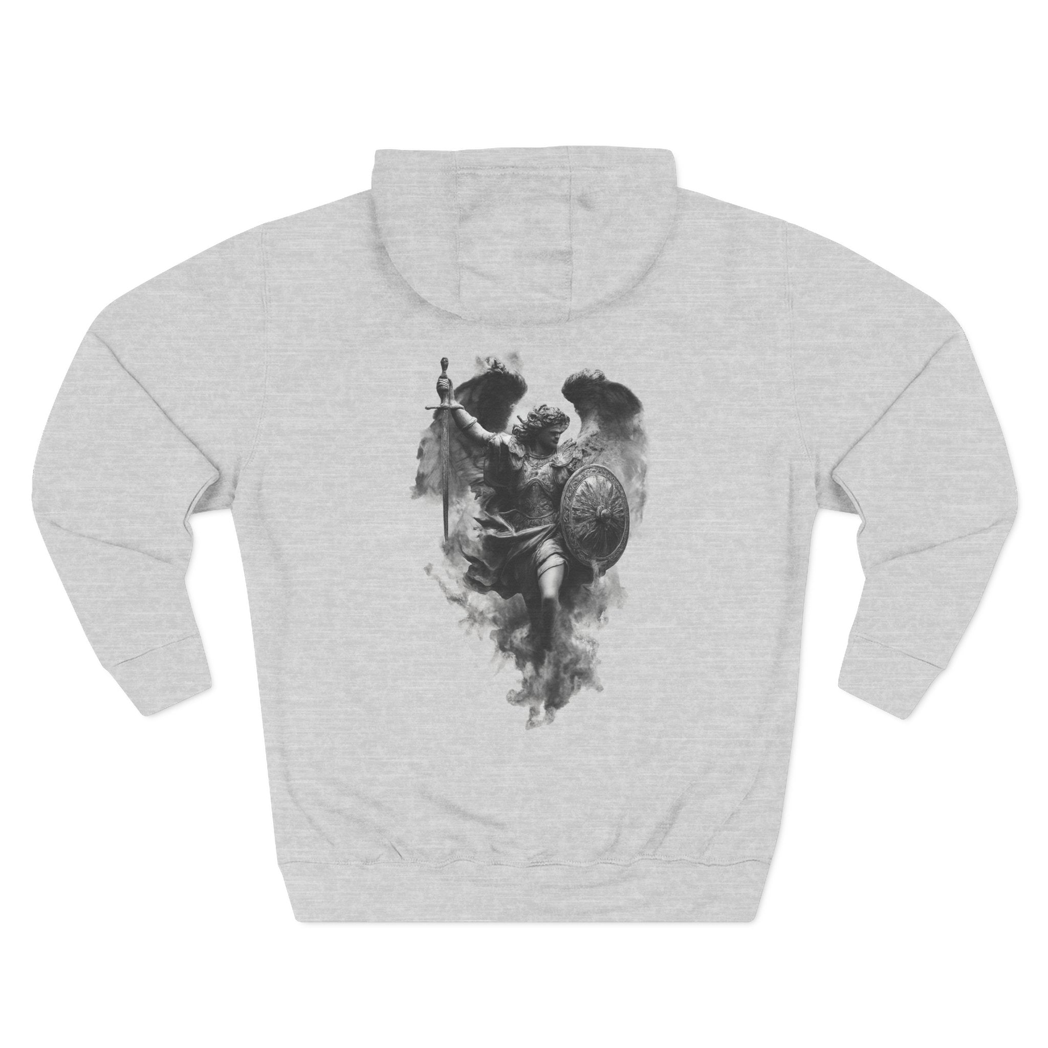 Unchained Fallen Angel Heart Hoodie — Graphic Streetwear Fleece Hoodie