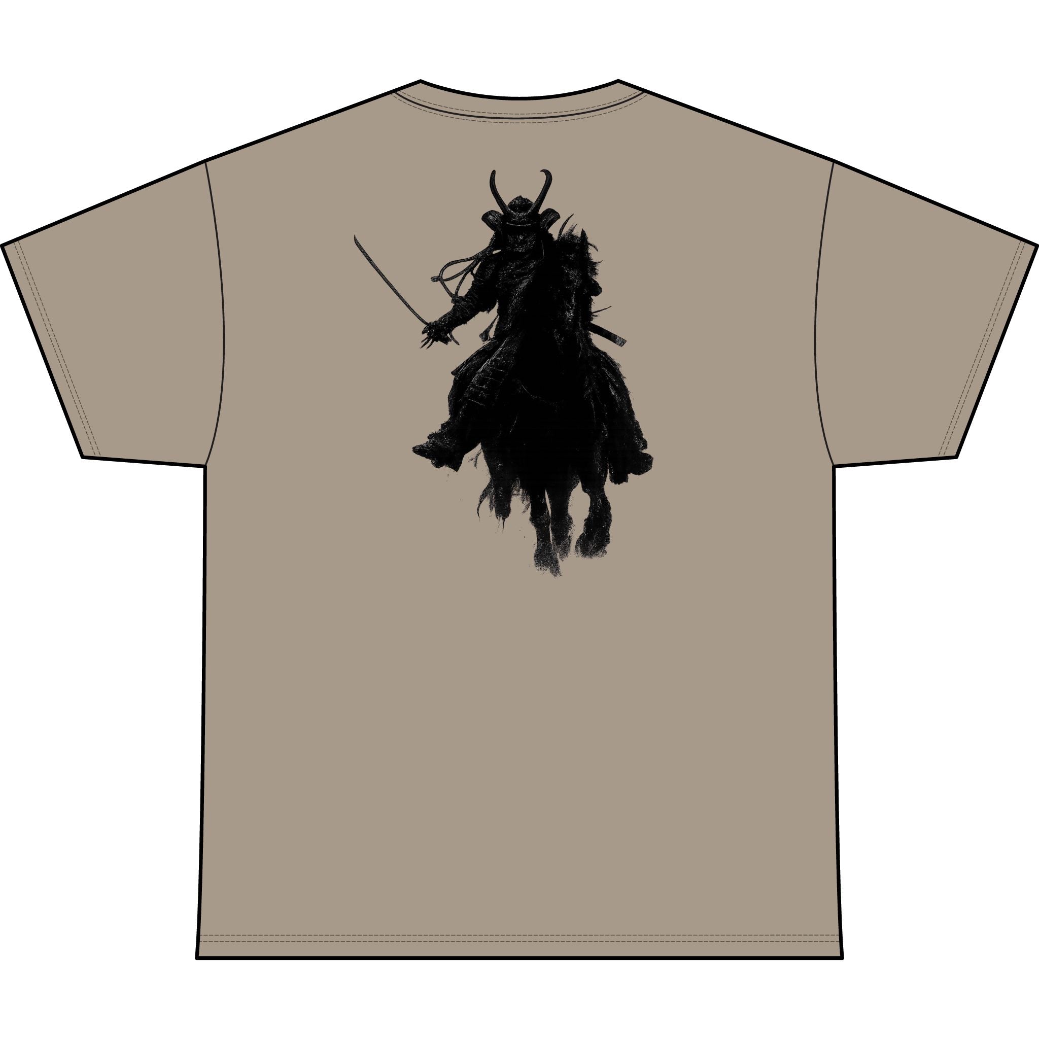 Samurai Rider Heavyweight Tee — "Unchained" Graphic T-Shirt