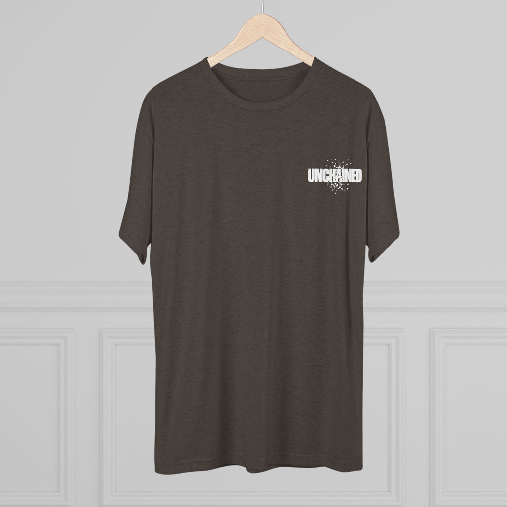 Inferno Hunter T-Shirt — "Vincit Qui Se Vincit" Gothic Chain Design