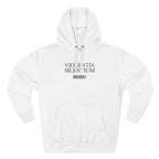 VIOLENTIA SILENTIUM Hoodie — Graphic Streetwear Fleece Hoodie