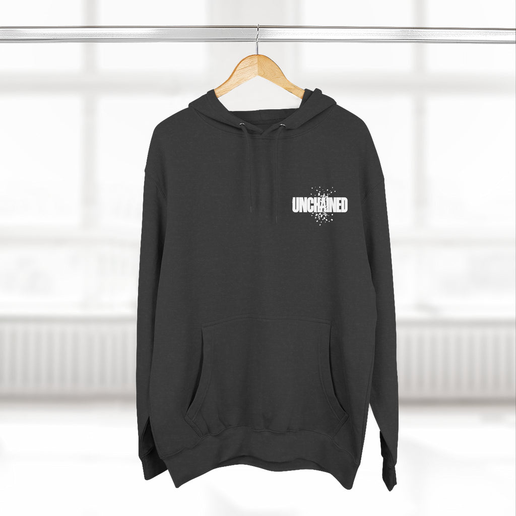 Unchained Fallen Angel Heart Hoodie — Graphic Streetwear Fleece Hoodie